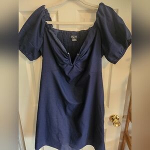 City Chic Navy Dress